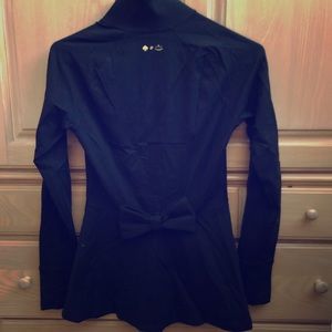 Black peplum jacket